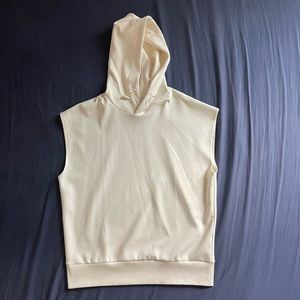 ZARA Sleeveless Cutoff Premium Hoodie